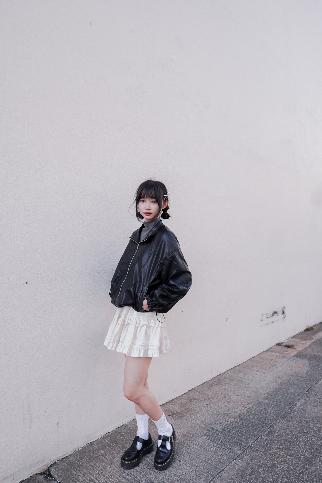 <現貨> 秋冬專屬♡ 絲絨蛋糕短裙 | 兩色入