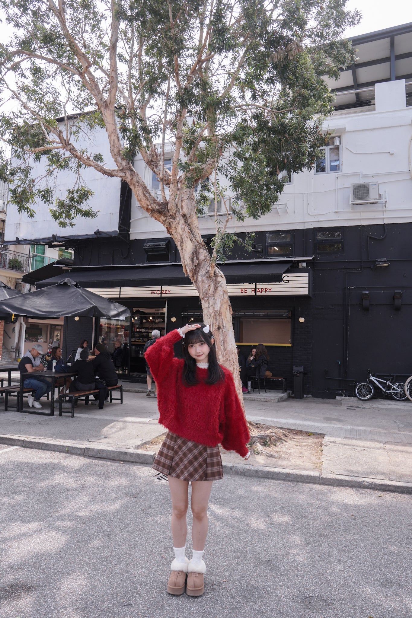 <現貨> 新年限定🧧🍊圓領毛絨針織長袖上衣