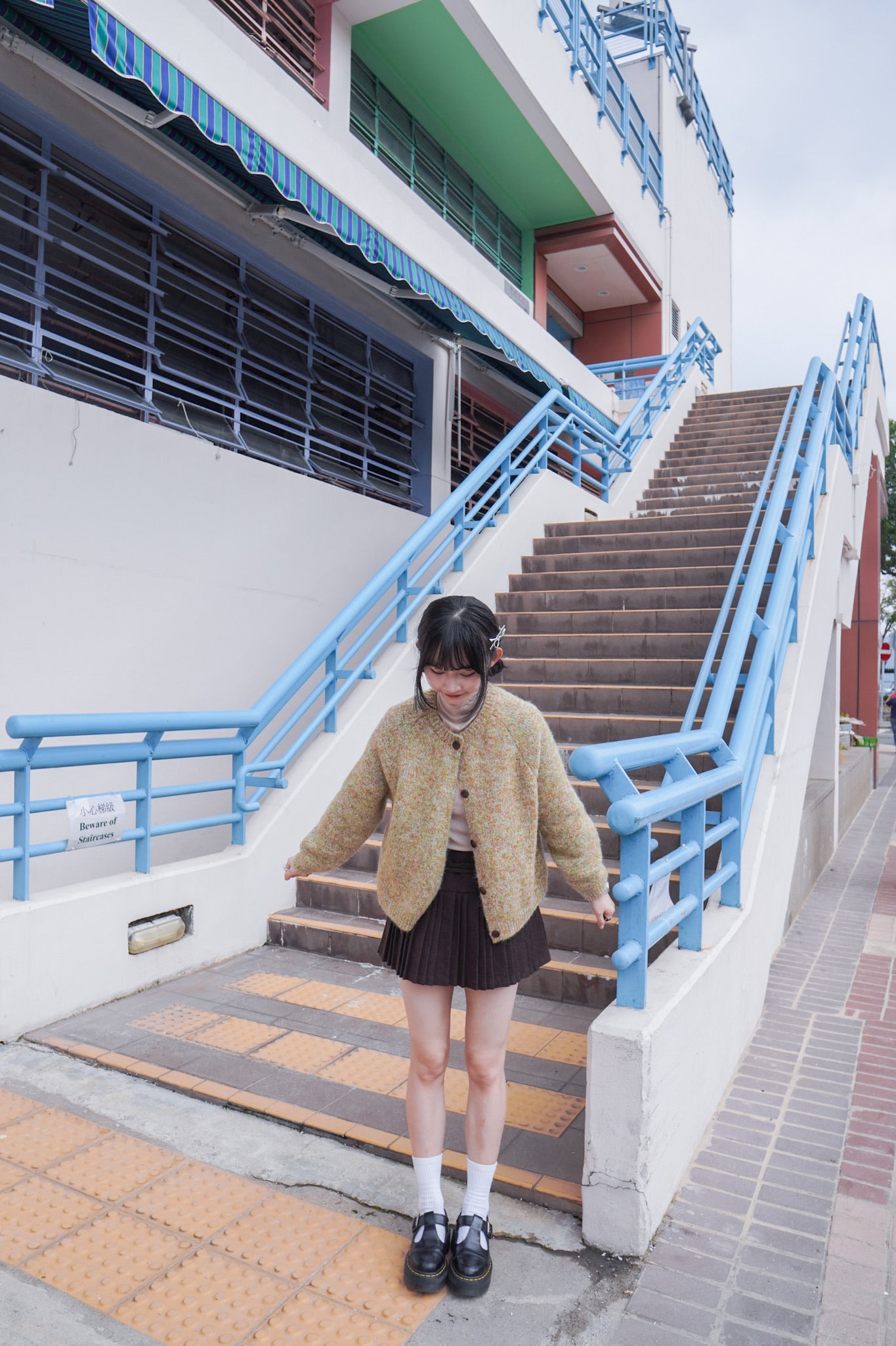 <現貨> 羊毛混紡針織冷外套｜兩色入