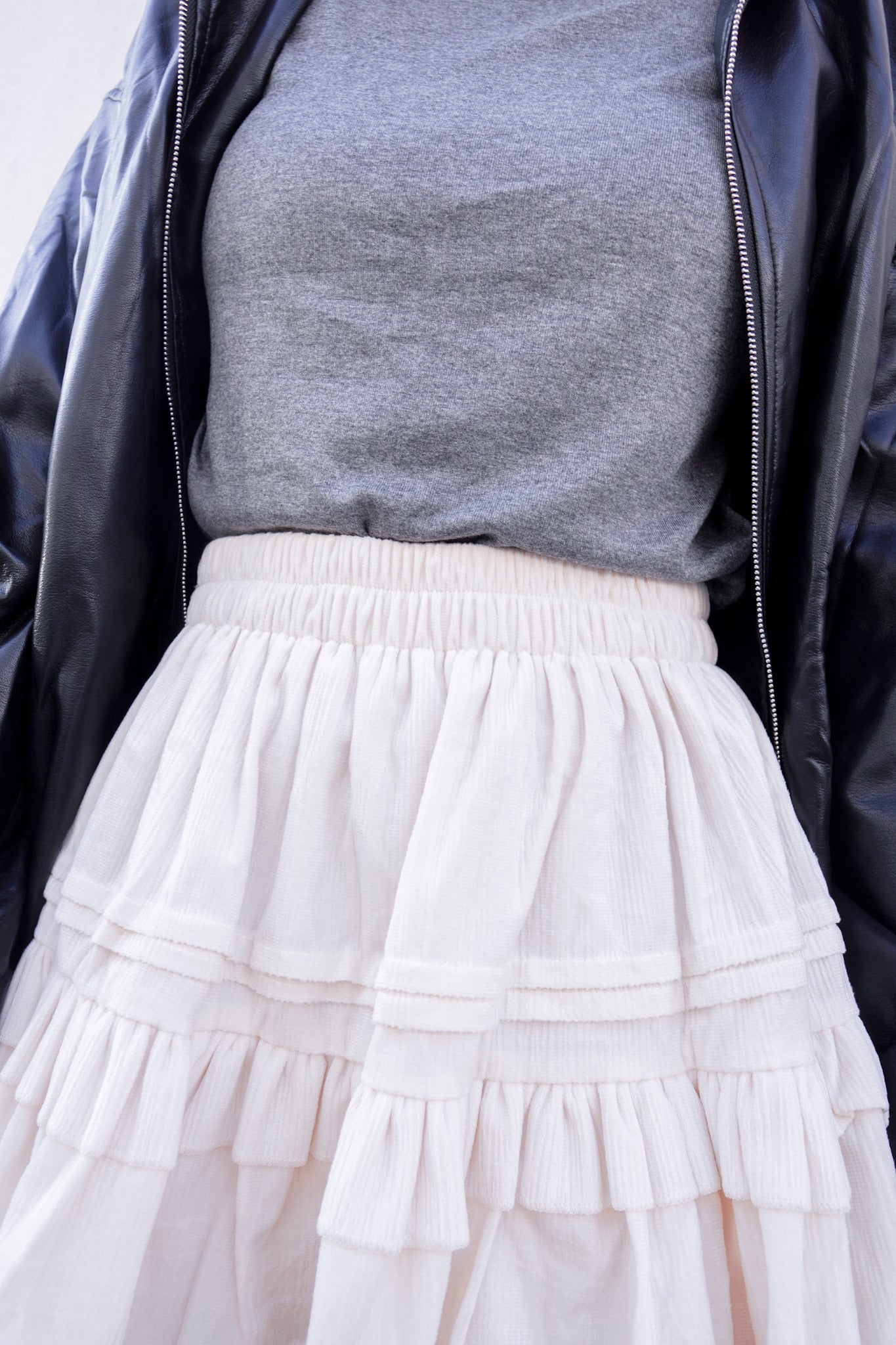 <現貨> 秋冬專屬♡ 絲絨蛋糕短裙 | 兩色入