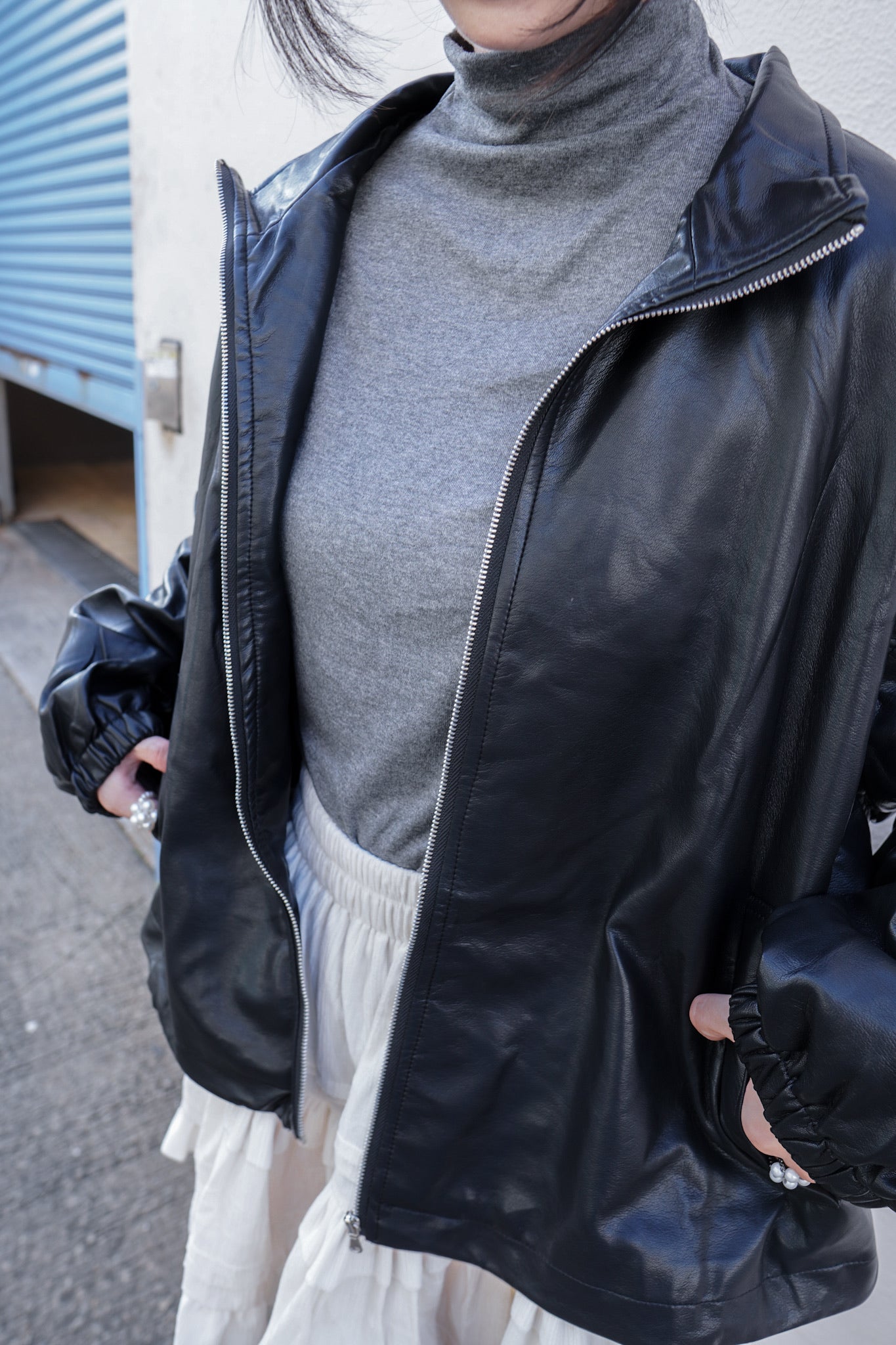 <現貨> 自家製 首批價 PU型格皮褸！版型大讚