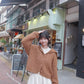 <現貨> 學院風大反領麻花開胸針織外套｜兩色入