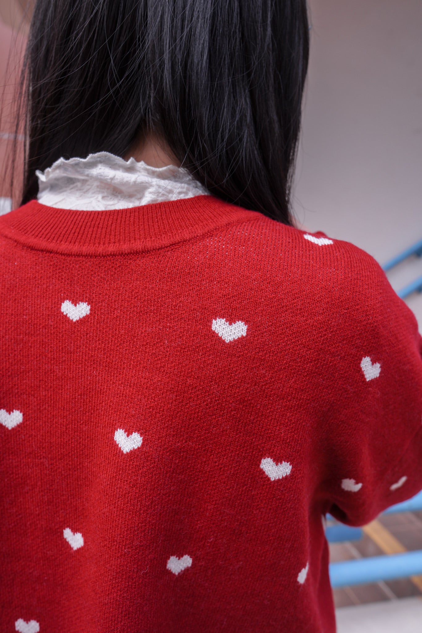 <預訂> 自家製 褶皺透明Ruffle邊立體花花高領內搭打底上衣｜兩色入