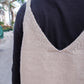 <現貨> 簡約針織v領鈕扣馬甲背心｜兩色入