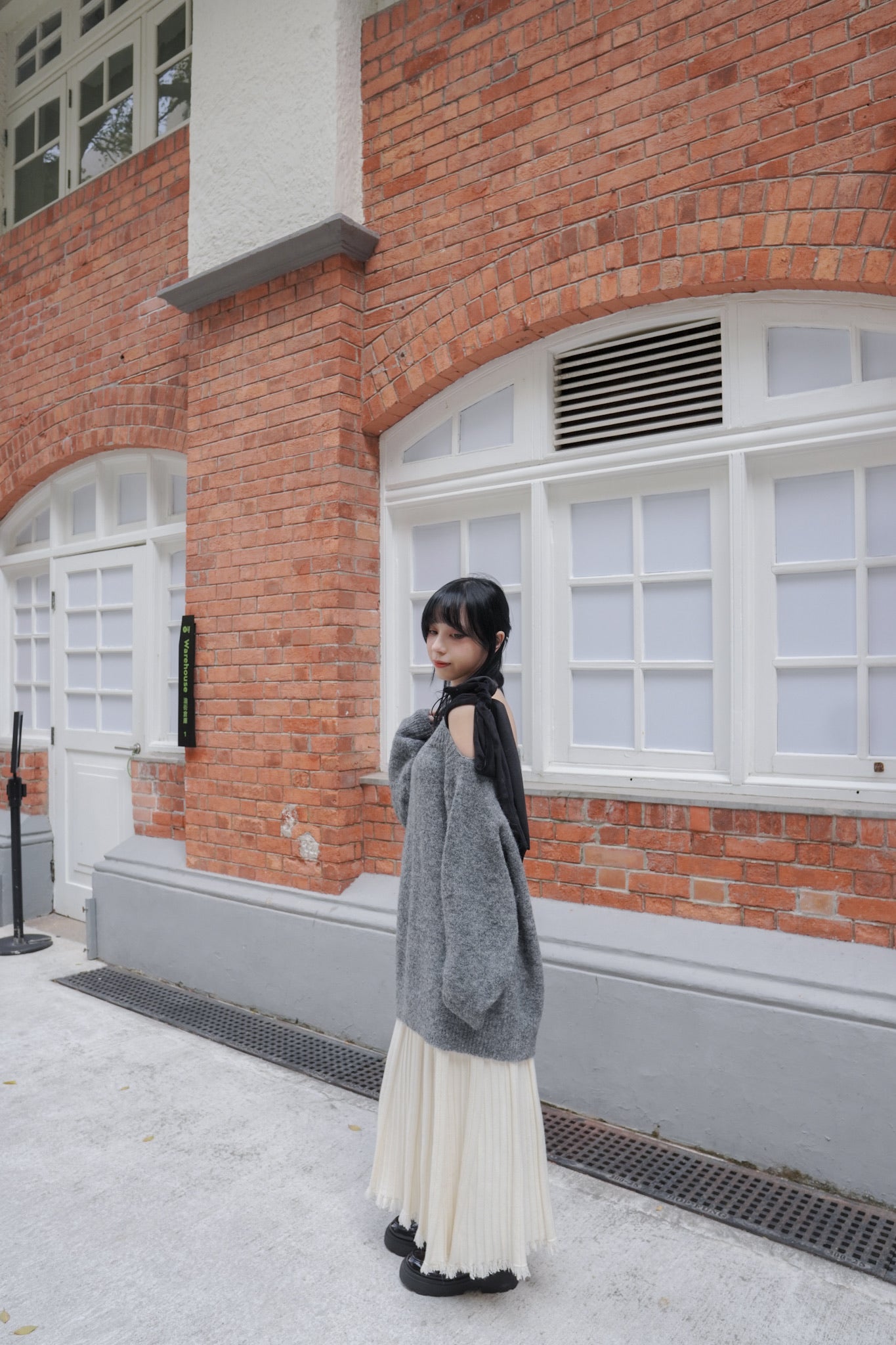 <預訂> 自家製 流蘇針織半身長裙｜兩色入