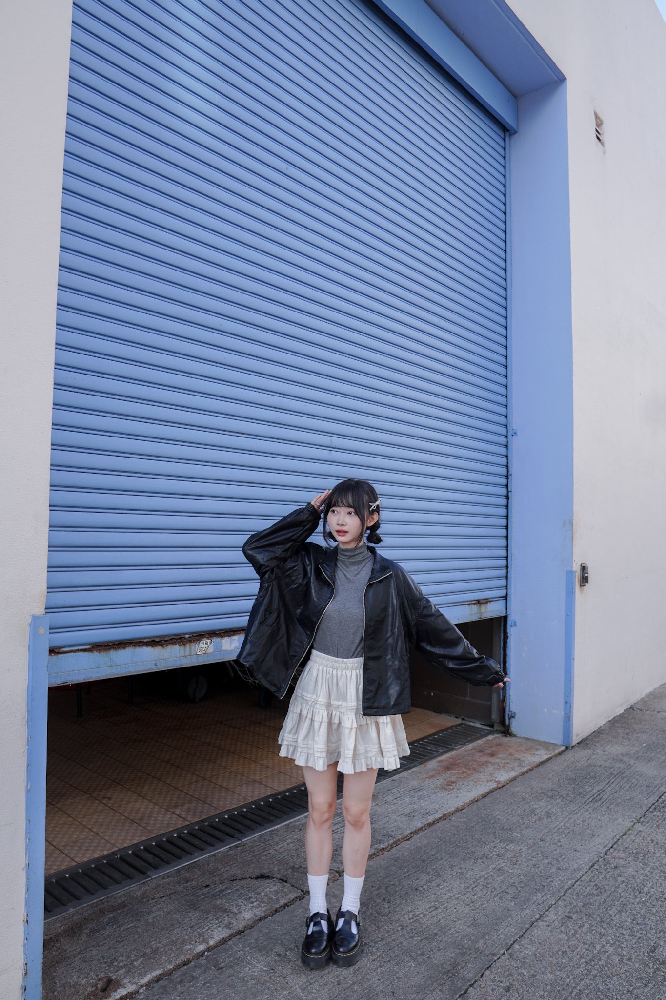 <現貨> 秋冬專屬♡ 絲絨蛋糕短裙 | 兩色入