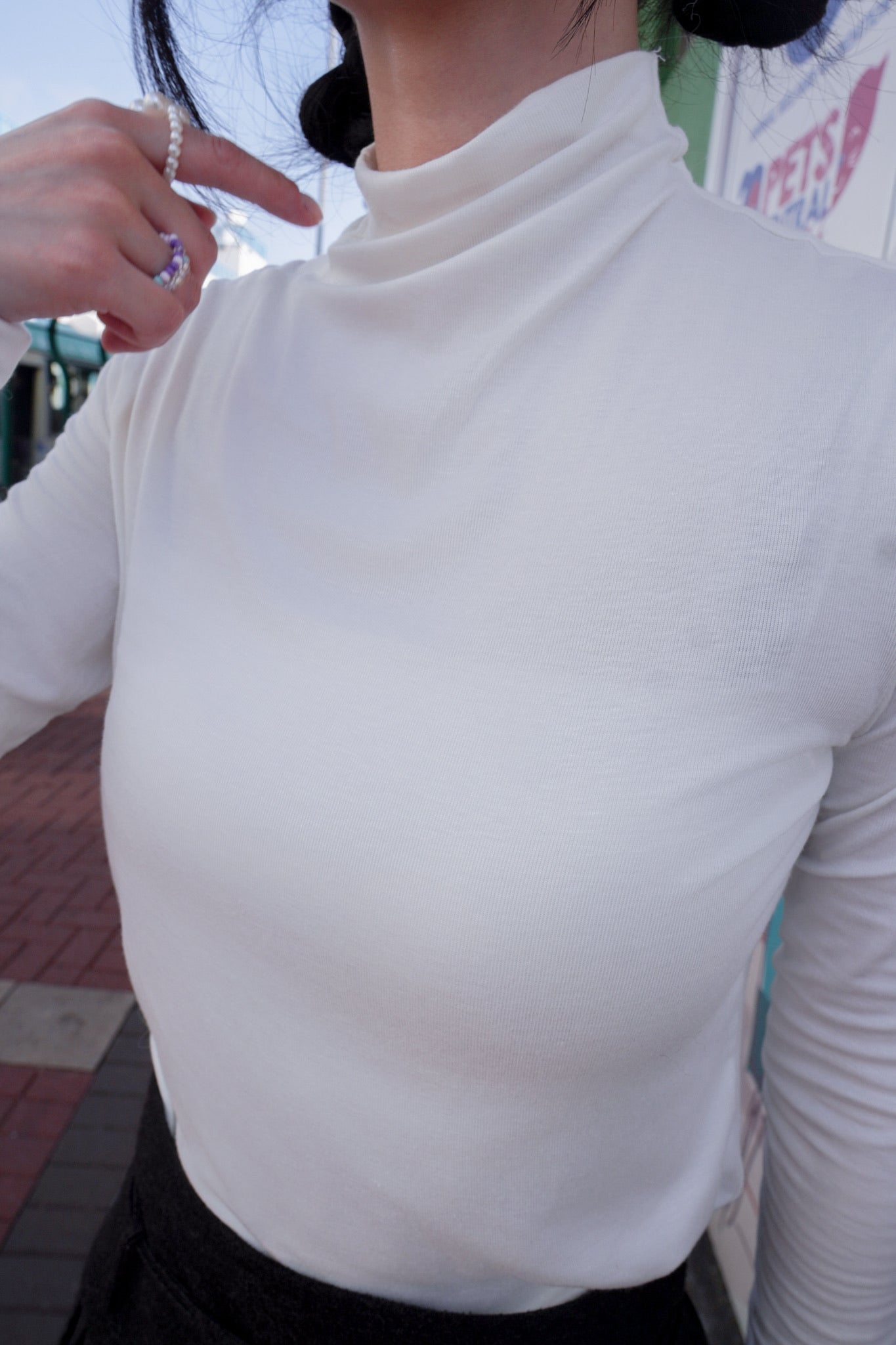 <現貨> 自家製 2025新款 高質量超親膚百搭多色高領長袖上衣｜五色入