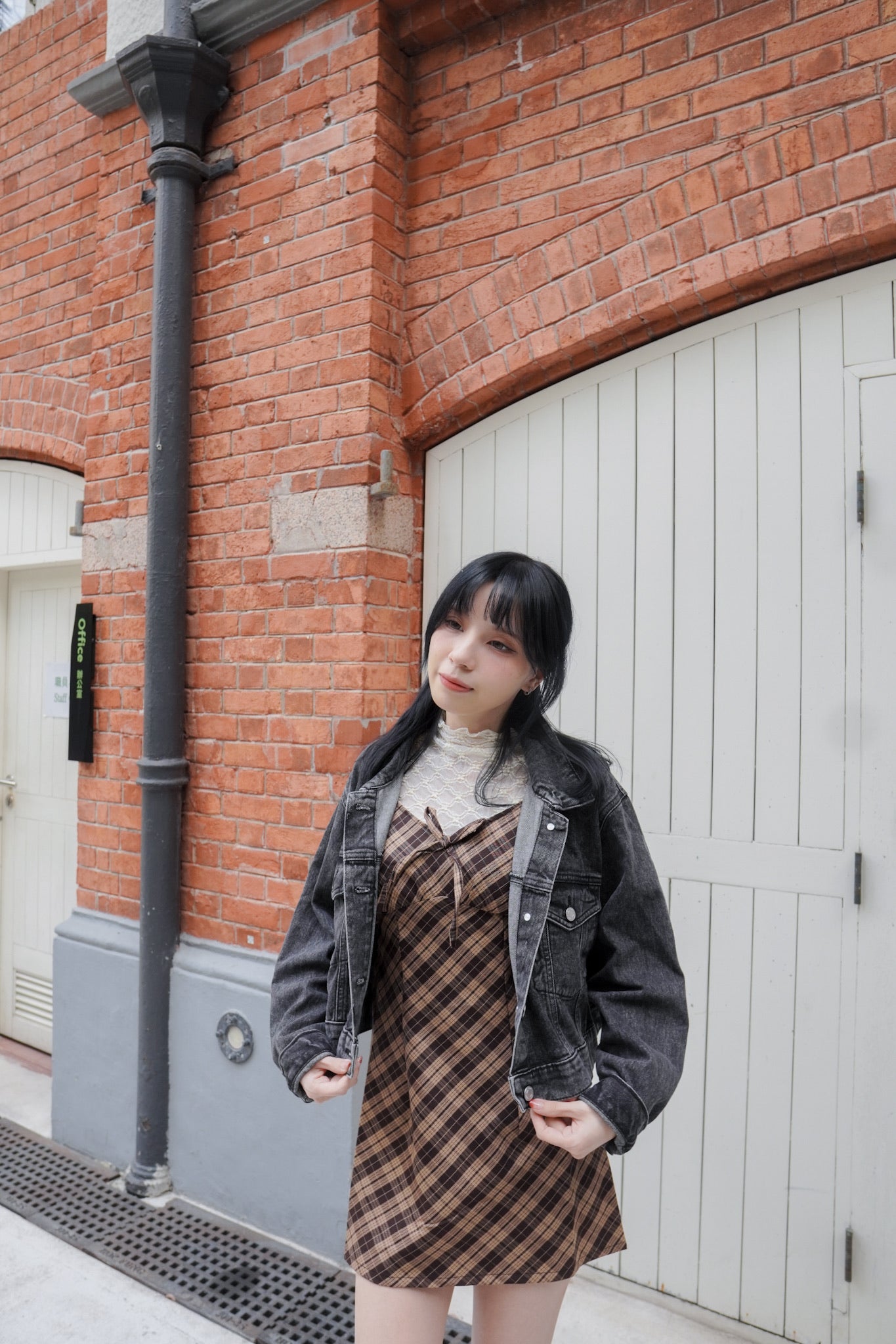 <現貨> 寬鬆短版口袋牛仔夾克外套