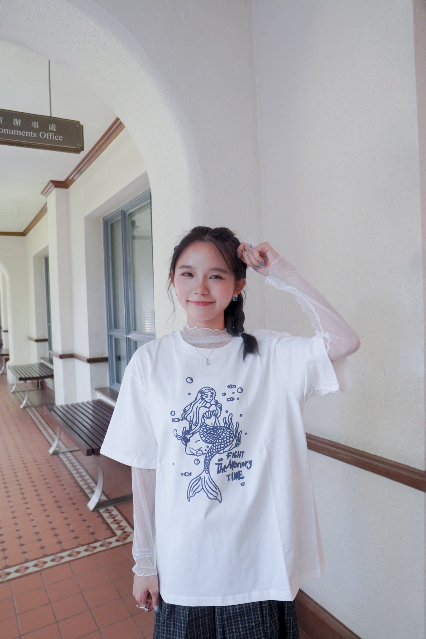 <現貨> 自家製 Oversized寬鬆棉麻短袖Tee