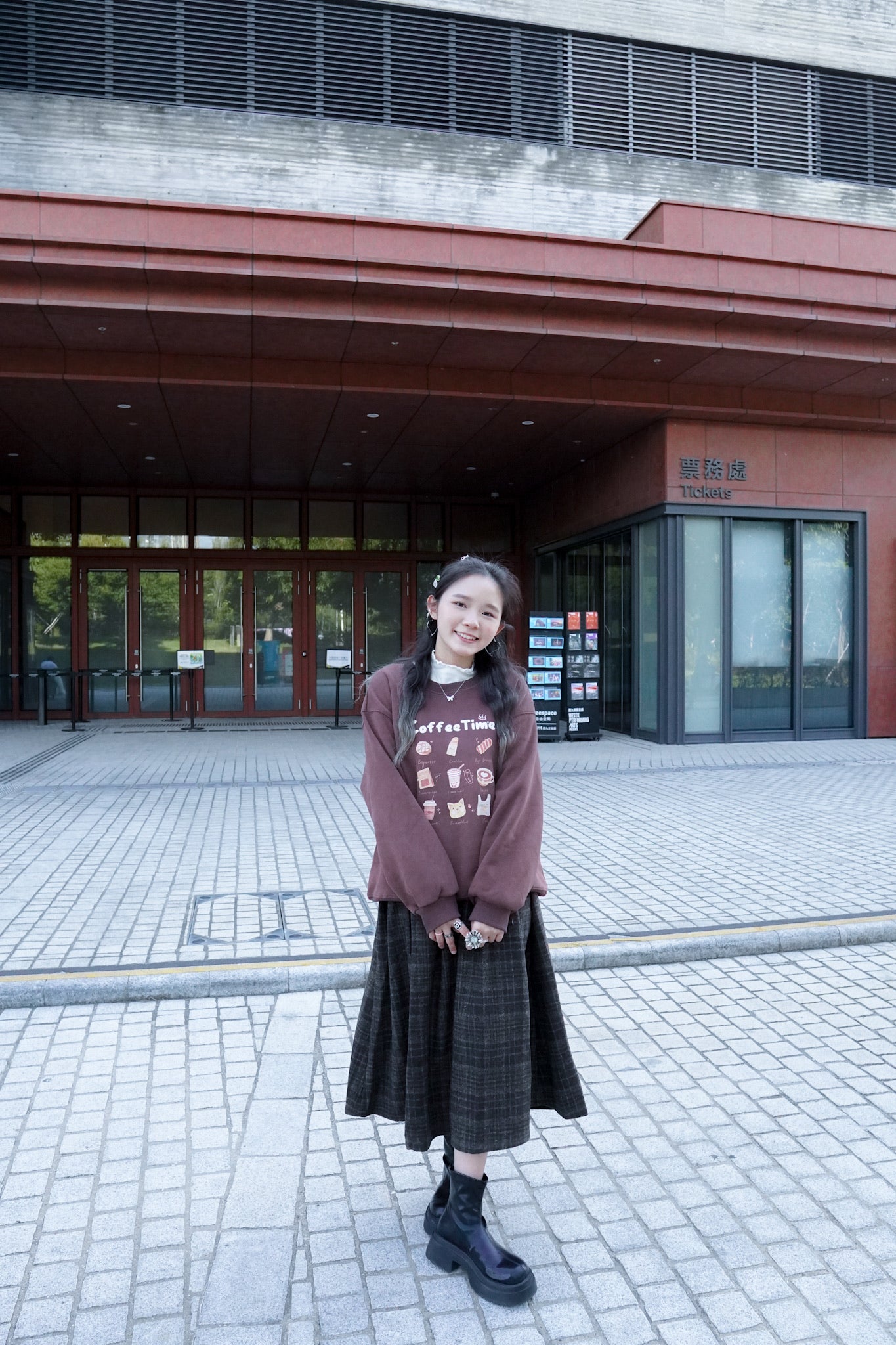 <現貨> 冬日感滿滿！韓系Coffee Shop長袖衛衣｜兩色入