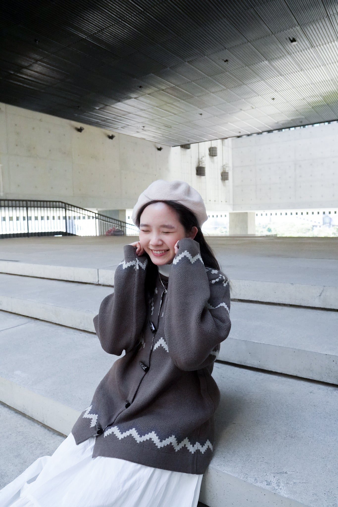 <預訂> 首批優惠♡羊毛牛角扣寬鬆針織開胸外套