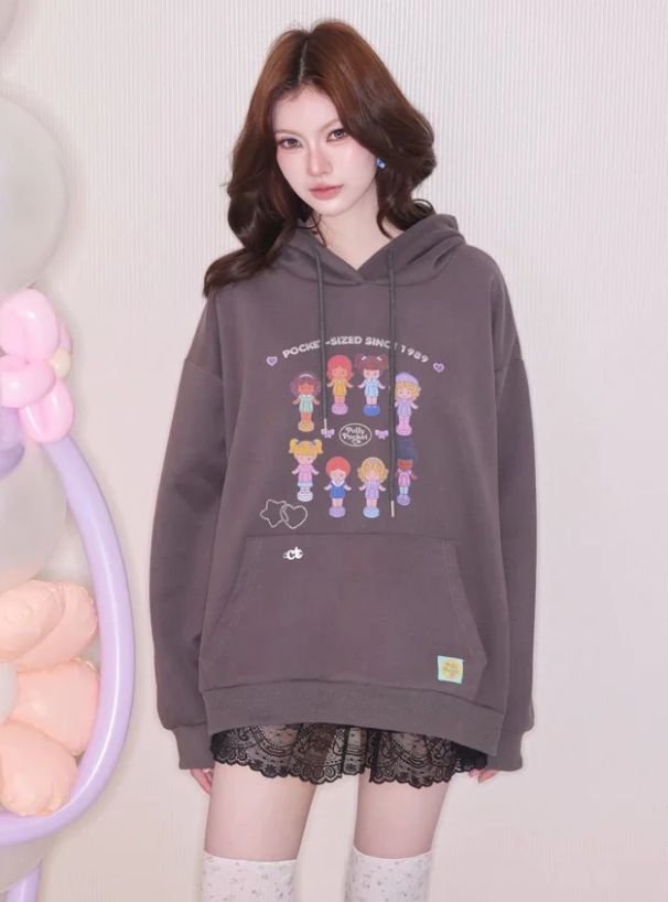 <預訂> 泰國小眾品牌🇹🇭 Polly Pocket寬鬆衛衣  | 三款入