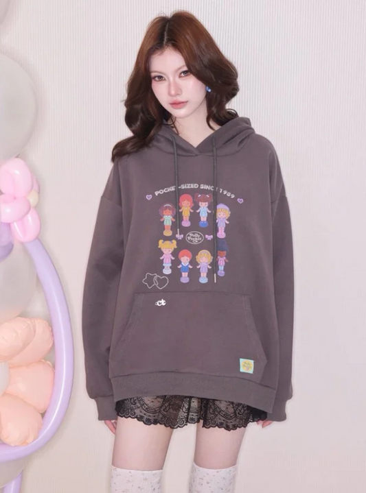 <預訂> 泰國小眾品牌🇹🇭 Polly Pocket寬鬆衛衣  | 三款入