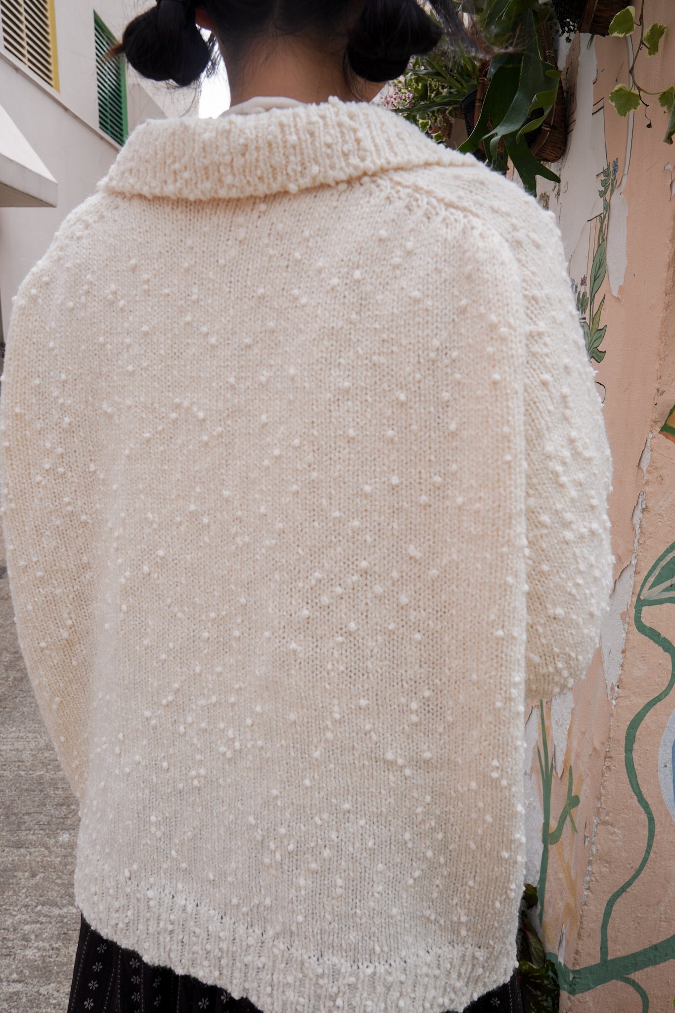 <現貨> BlingBling肌理紋波波針織上衣