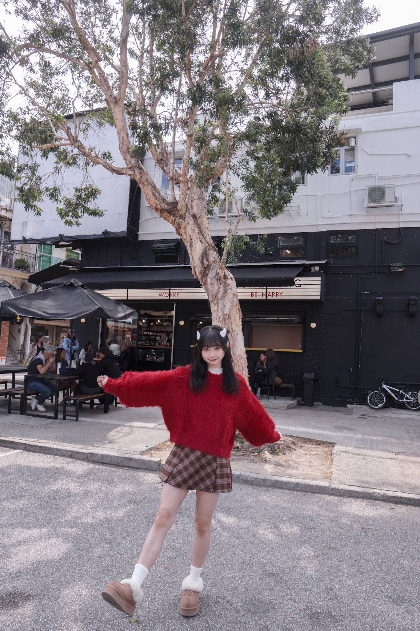 <現貨> 新年限定🧧🍊圓領毛絨針織長袖上衣