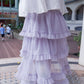 <預訂> 2025新款易襯超仙！薄紗蛋糕半身長裙｜兩色入