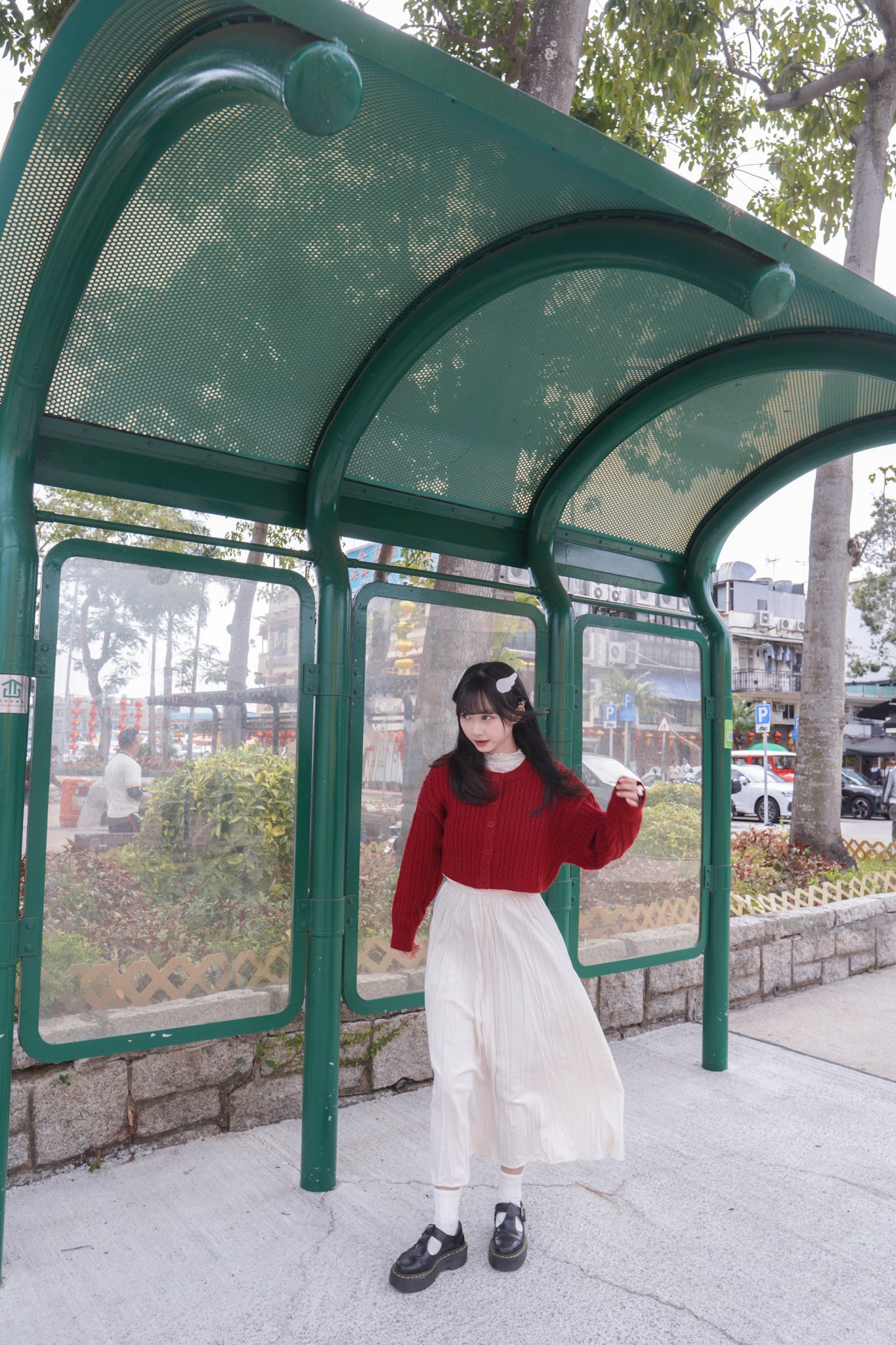 <現貨> 新年限定🧧🍊Logo刺繡絞花針織開胸長袖外套