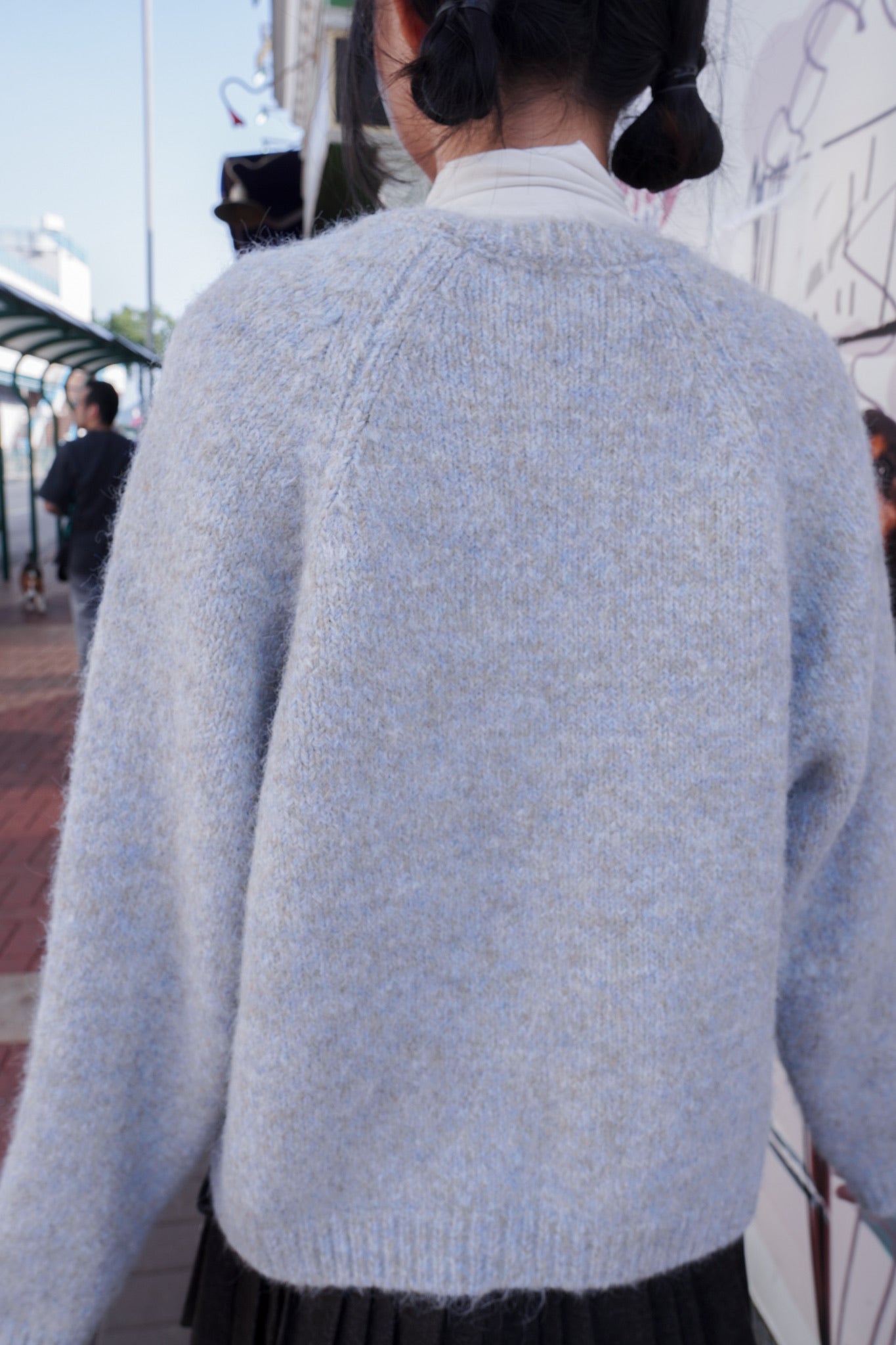 <現貨> 羊毛混紡針織冷外套｜兩色入