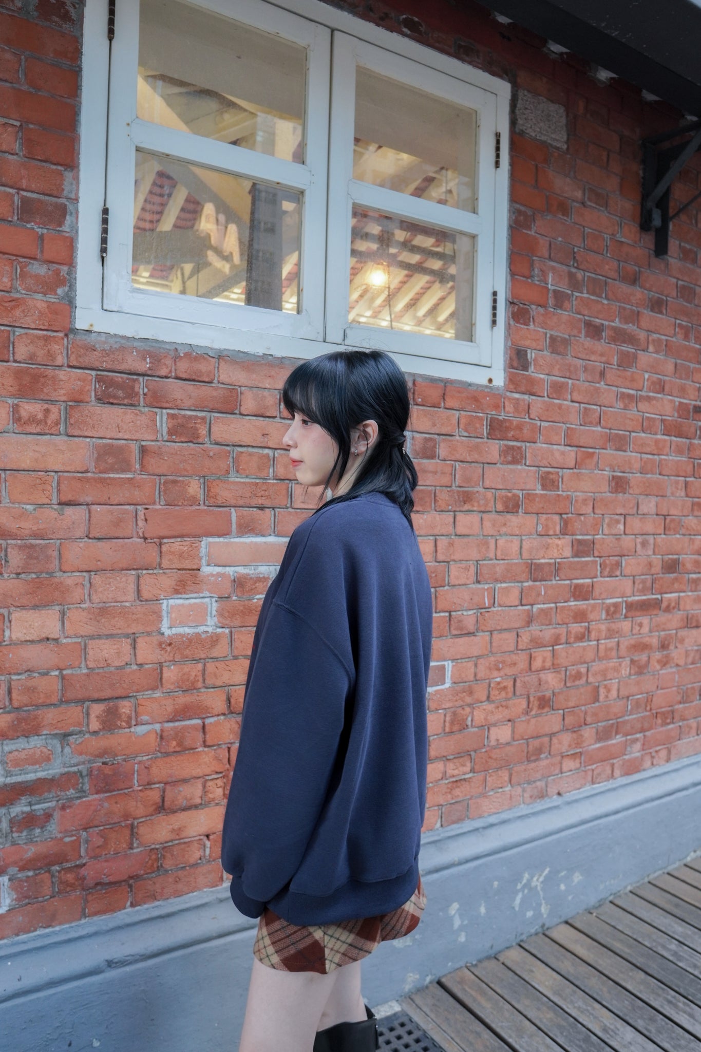 <現貨> 節日小狗刺繡LOGO長袖衛衣 | 兩色入