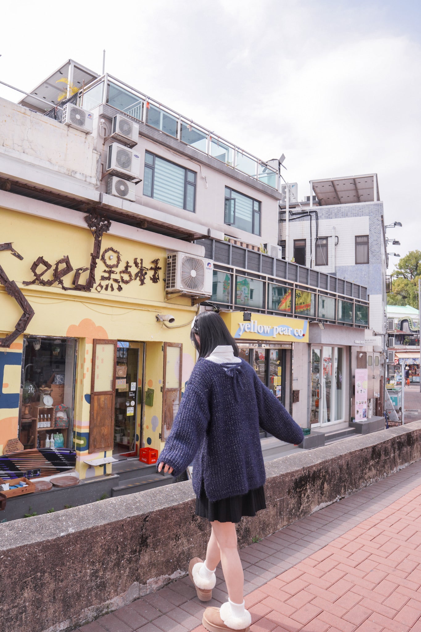 <現貨> 韓系全棉奶白長袖恤衫