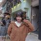 <現貨> 學院風大反領麻花開胸針織外套｜兩色入