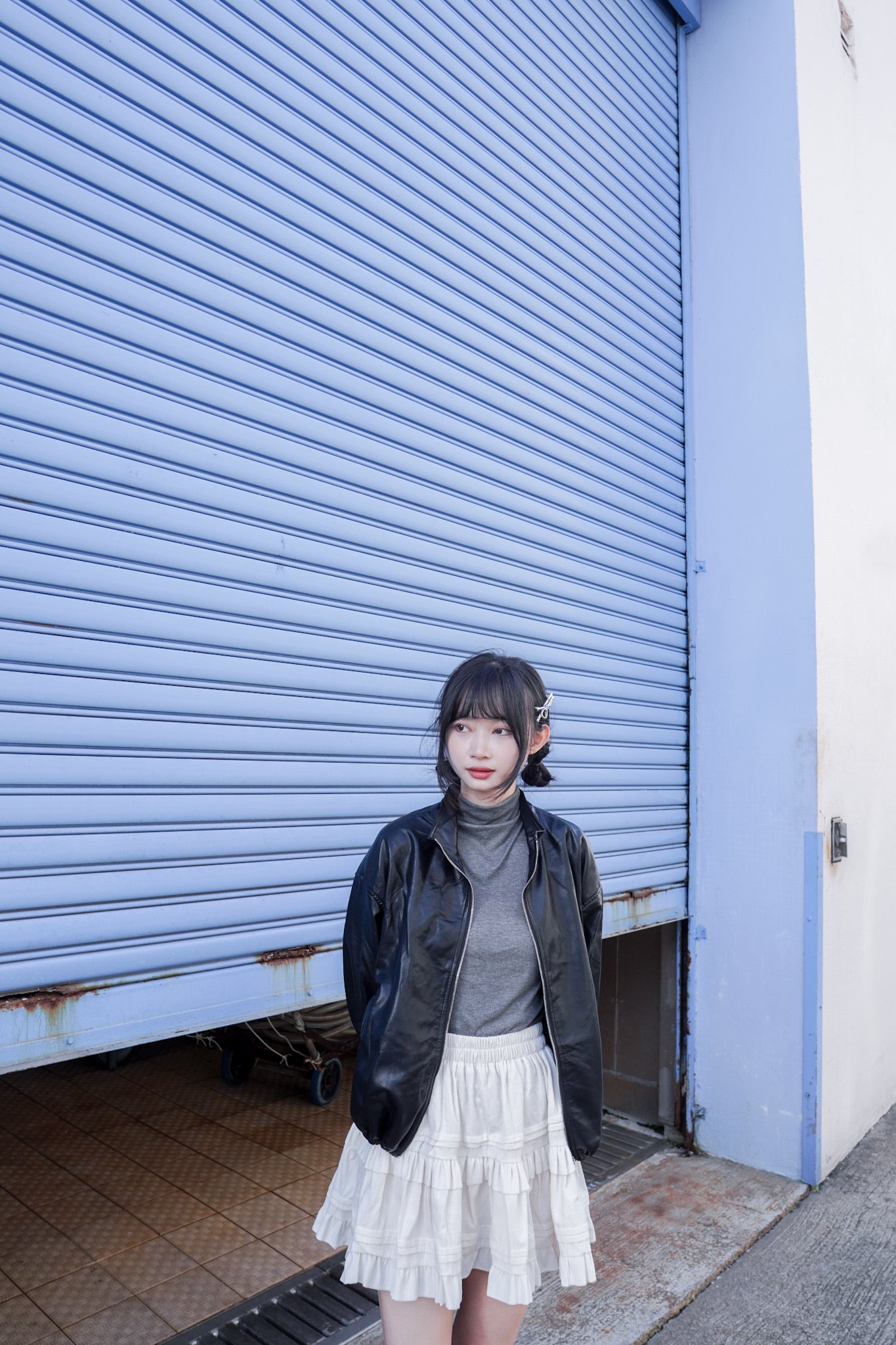 <現貨> 秋冬專屬♡ 絲絨蛋糕短裙 | 兩色入