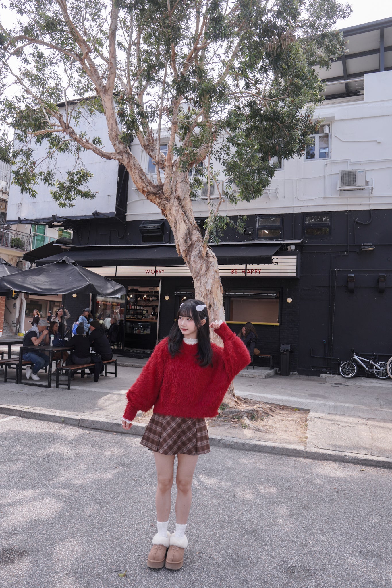 <現貨> 新年限定🧧🍊圓領毛絨針織長袖上衣