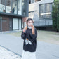 <預訂限時優惠> MM Unisex 大花朵提花針織套頭上衣｜兩色入