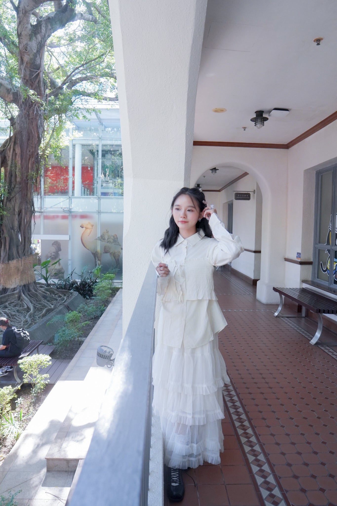 <預訂> 2025新款易襯超仙！薄紗蛋糕半身長裙｜兩色入