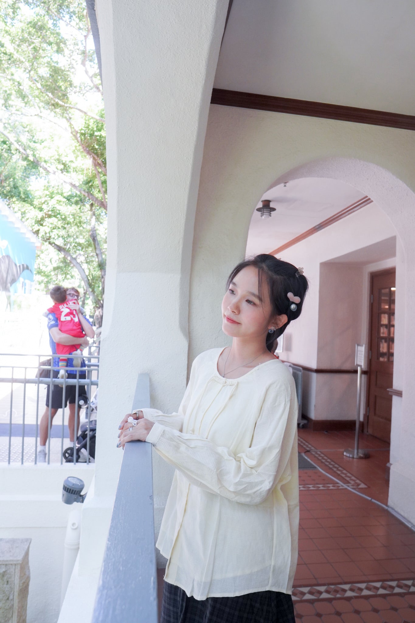 <預訂> 自家製 肌理紋鈕扣長袖裇衫