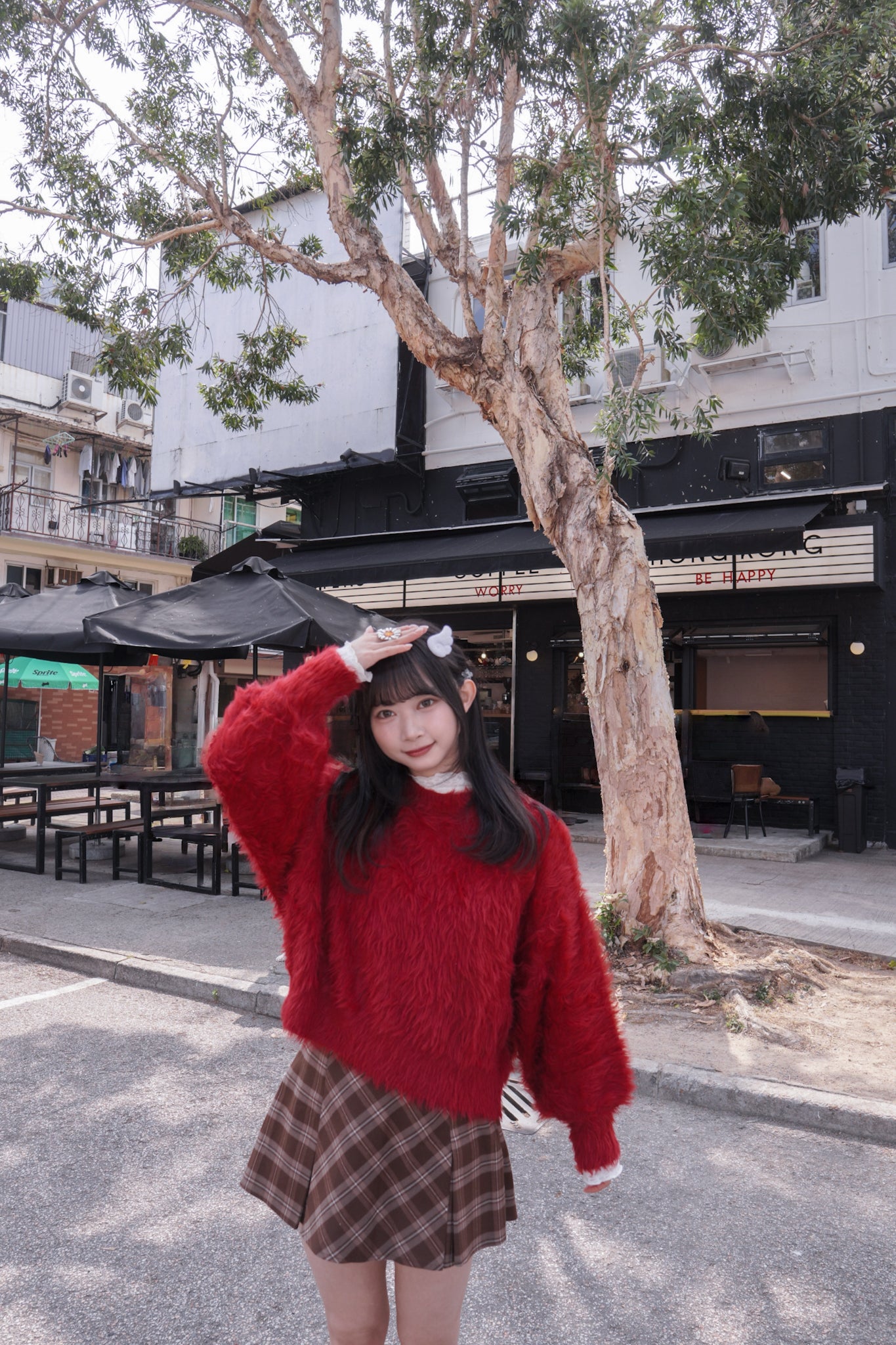 <現貨> 新年限定🧧🍊圓領毛絨針織長袖上衣