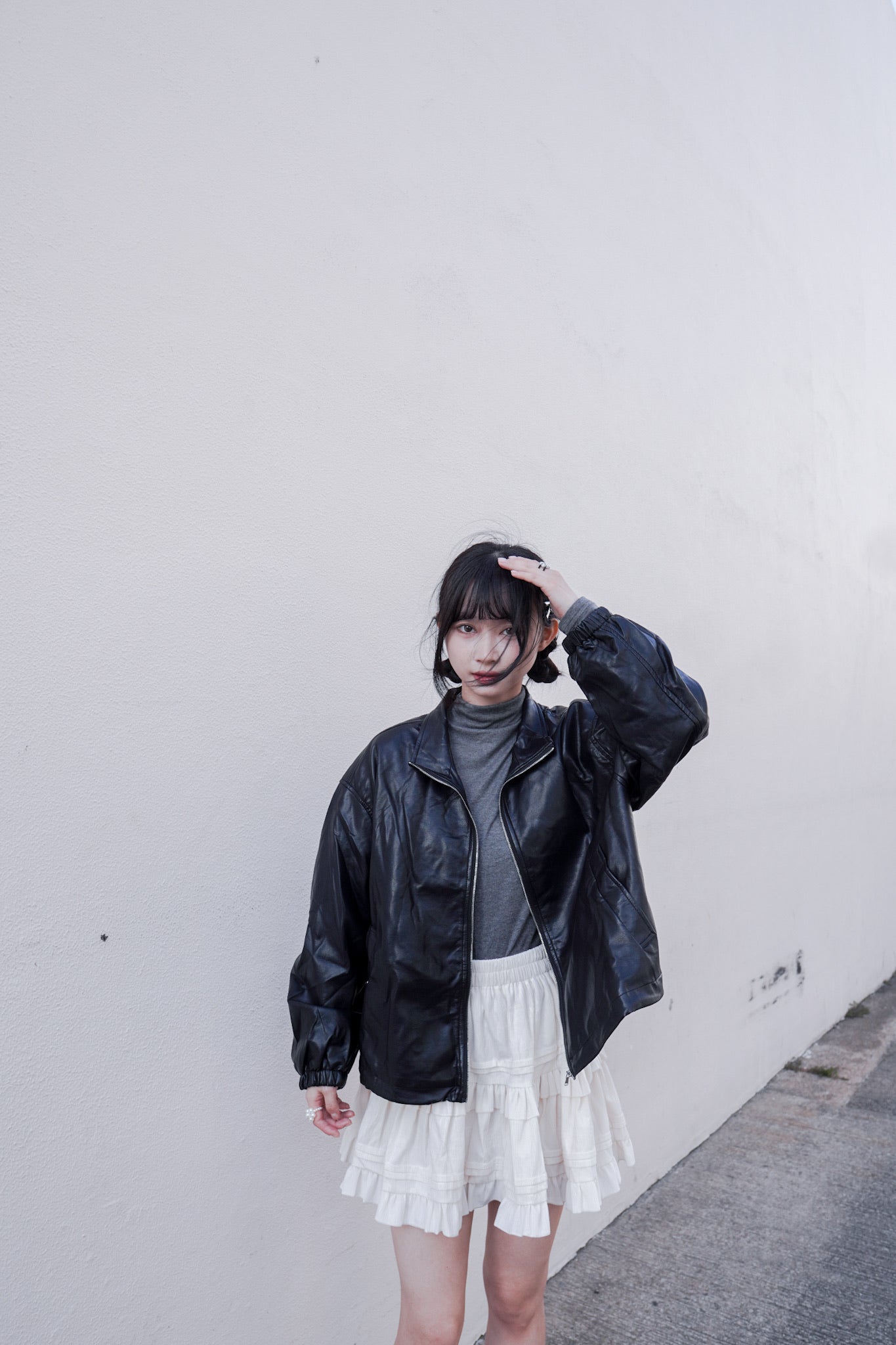 <現貨> 秋冬專屬♡ 絲絨蛋糕短裙 | 兩色入