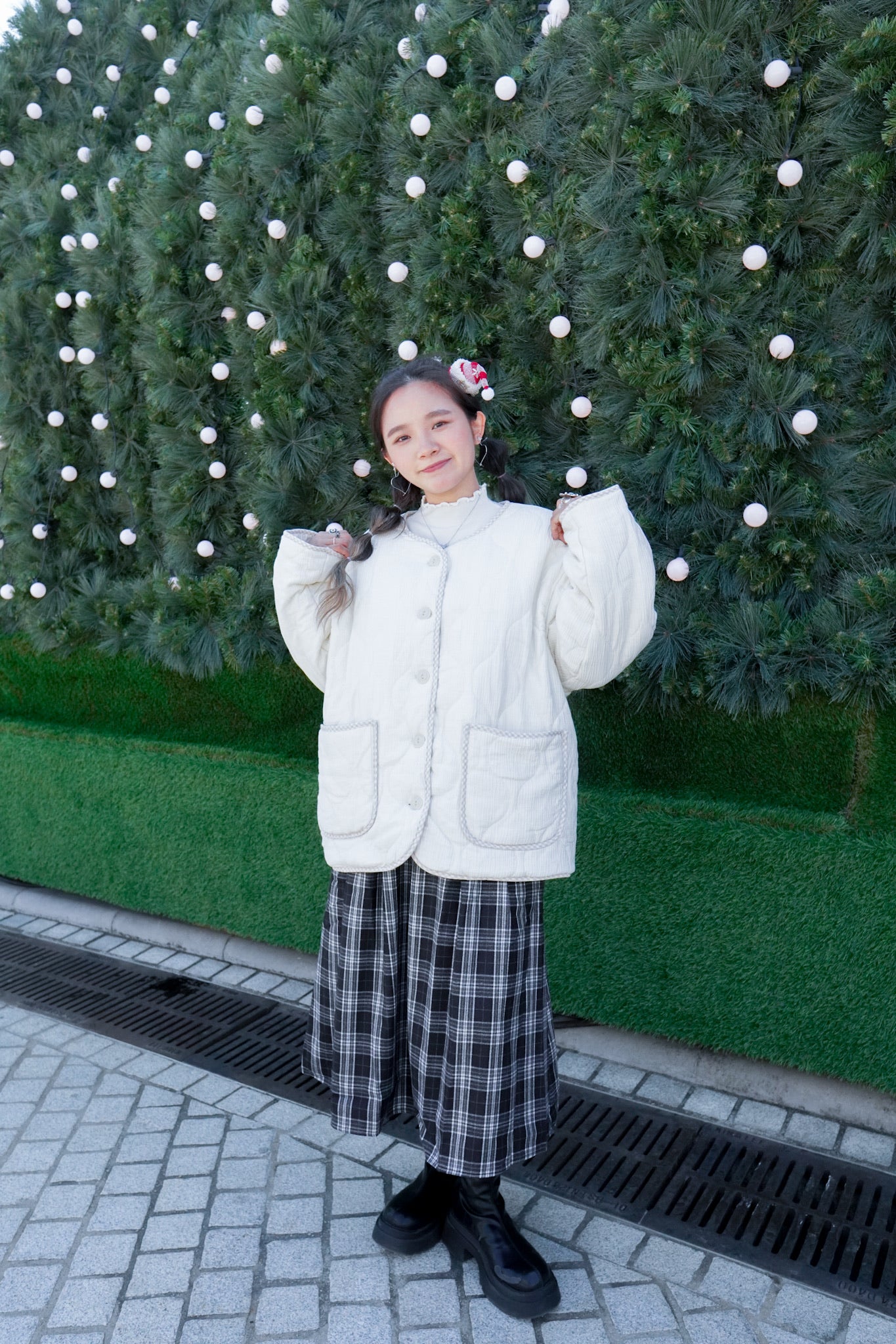 <預訂> 自家製 寬鬆棉質絎縫雙面外套