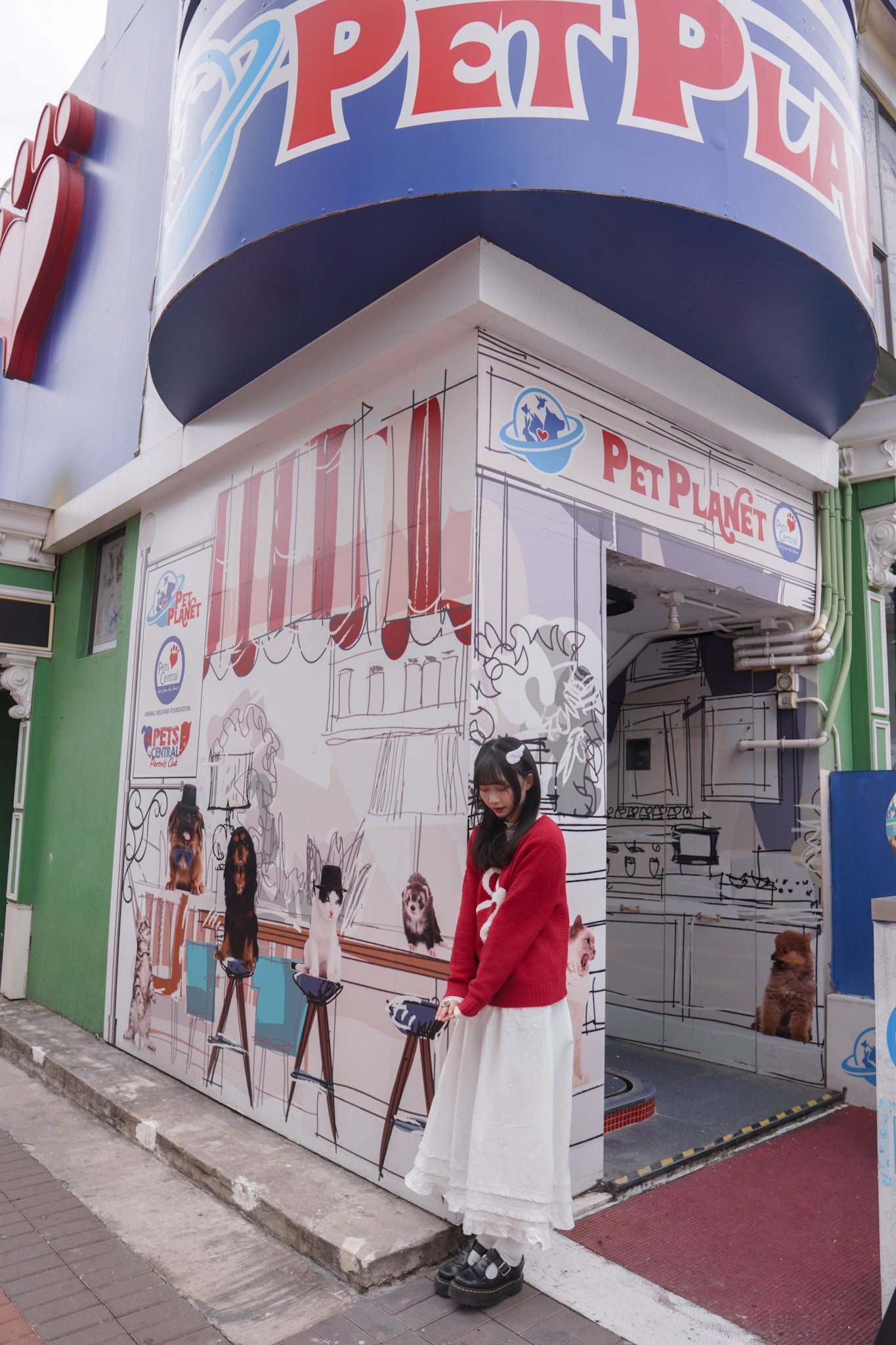 <現貨> 超舒服♡!!全棉韓系小奶白花邊半身長裙