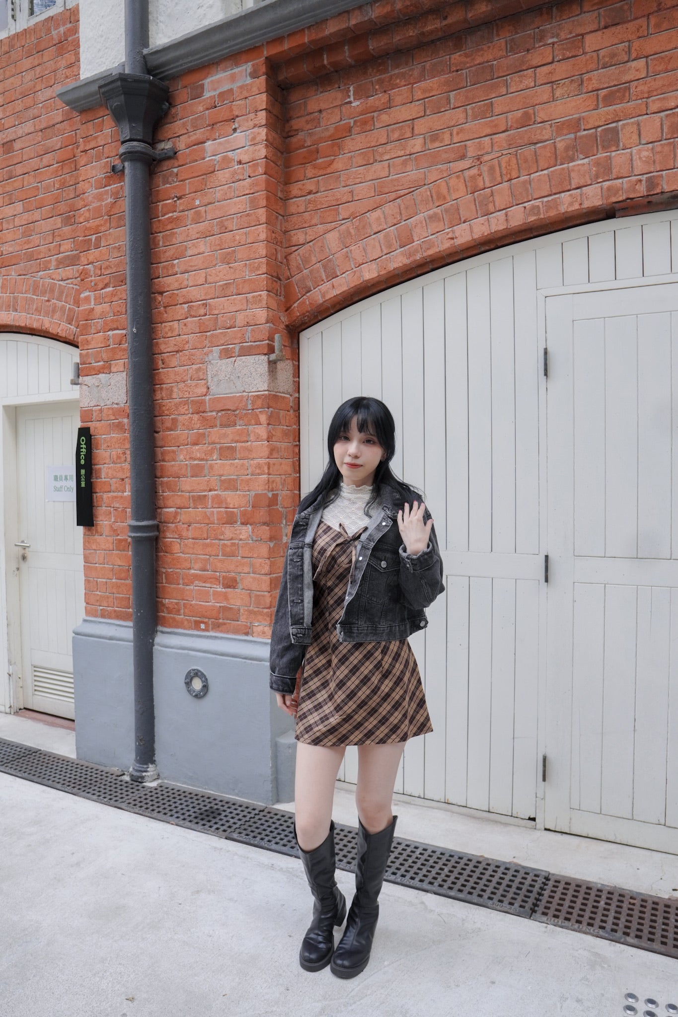 <現貨> 寬鬆短版口袋牛仔夾克外套