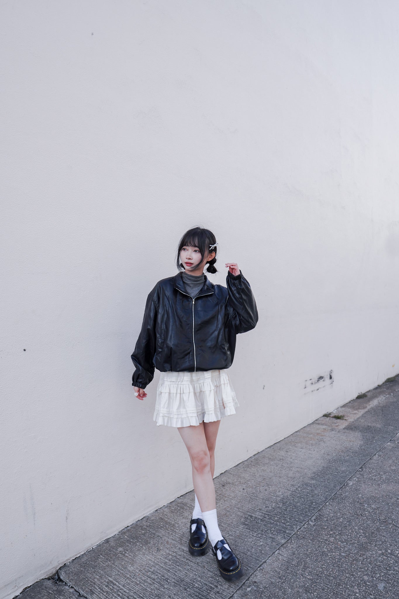 <現貨> 秋冬專屬♡ 絲絨蛋糕短裙 | 兩色入