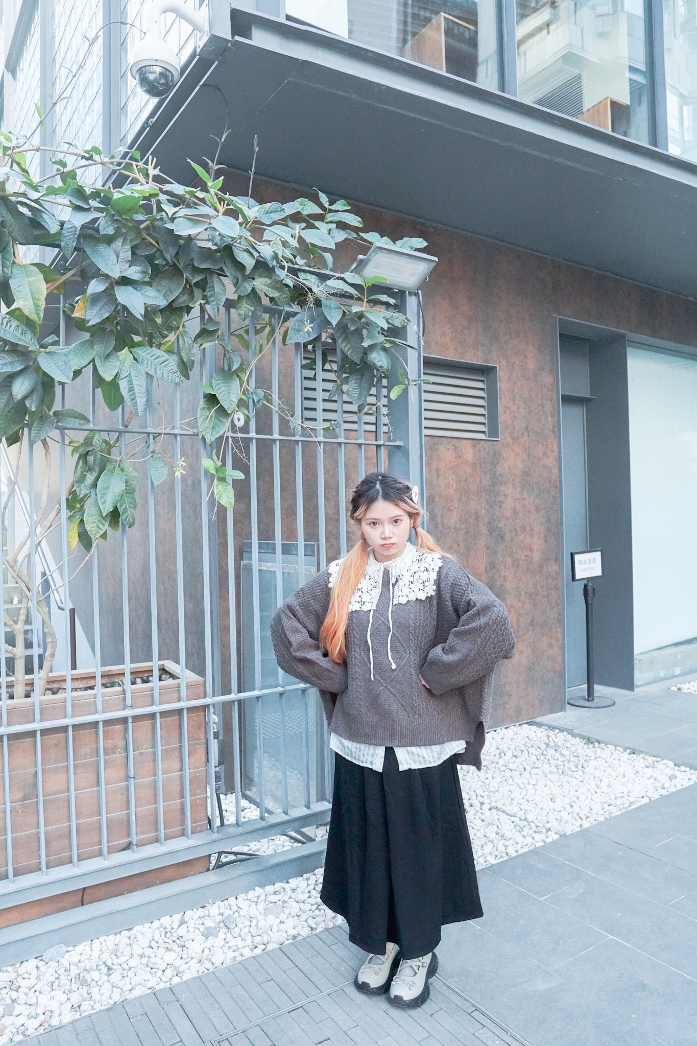 <現貨> 自家製 厚實保暖♡毛呢直筒半身長裙｜兩色入