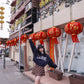 <預訂> 自家製 褶皺透明Ruffle邊立體花花高領內搭打底上衣｜兩色入