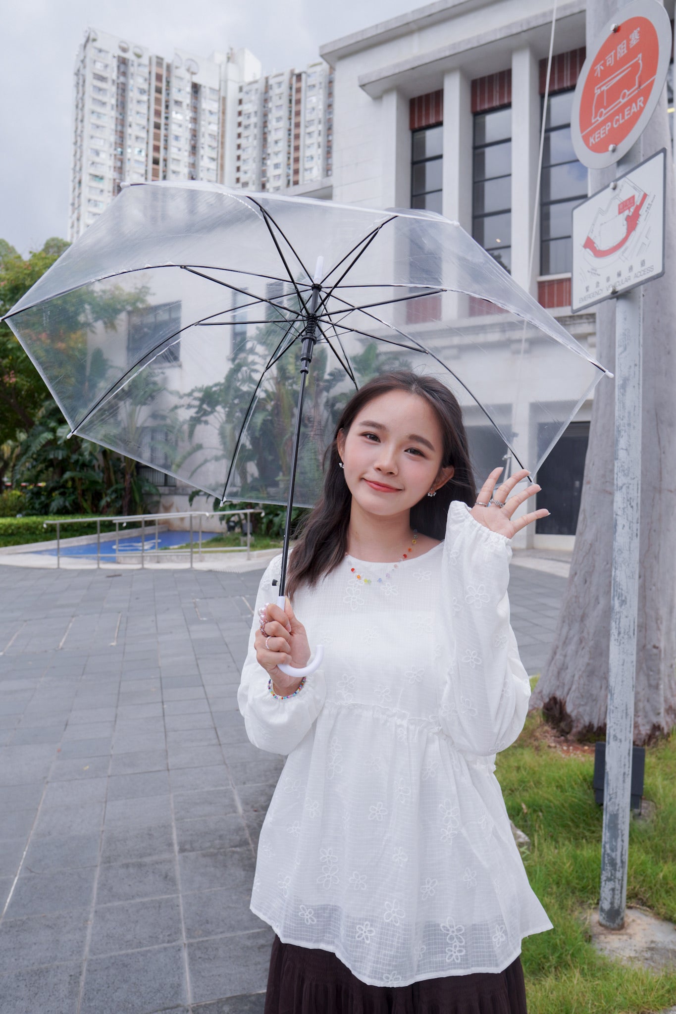 <現貨> 獨家款 泰國人手製作! 格紋小花卉泡泡袖上衣｜兩色入