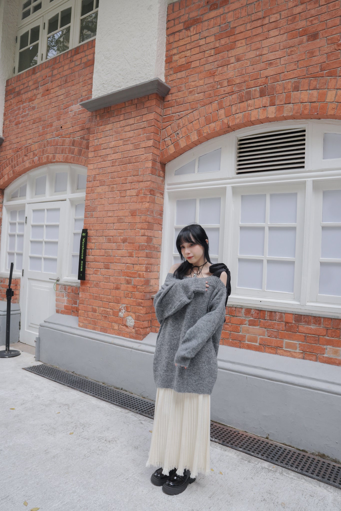 <預訂> 自家製 流蘇針織半身長裙｜兩色入