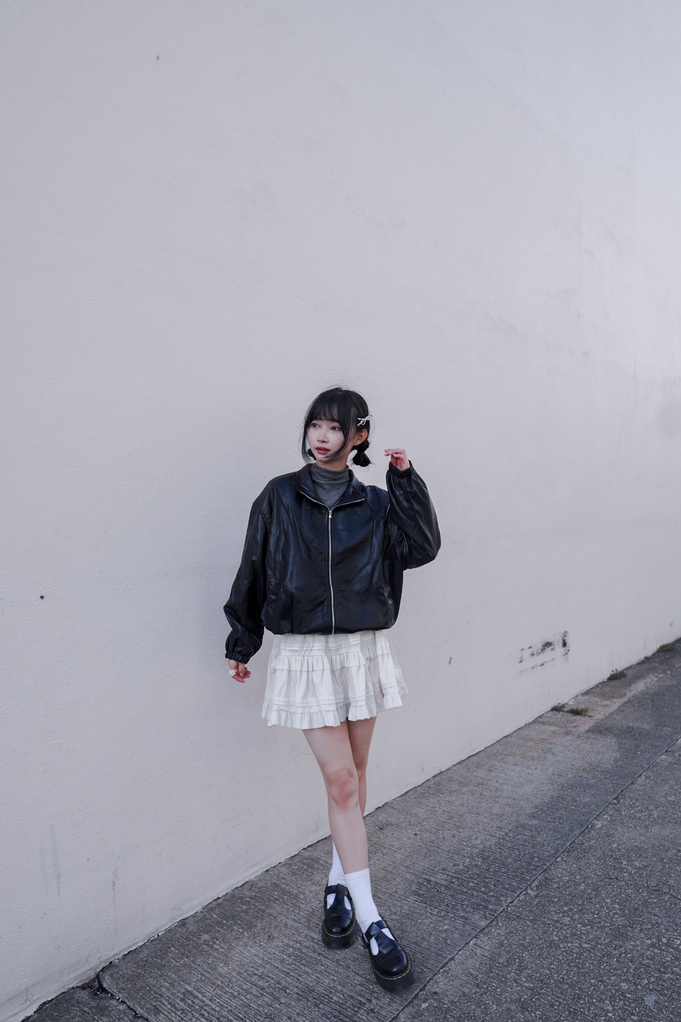 <現貨> 秋冬專屬♡ 絲絨蛋糕短裙 | 兩色入