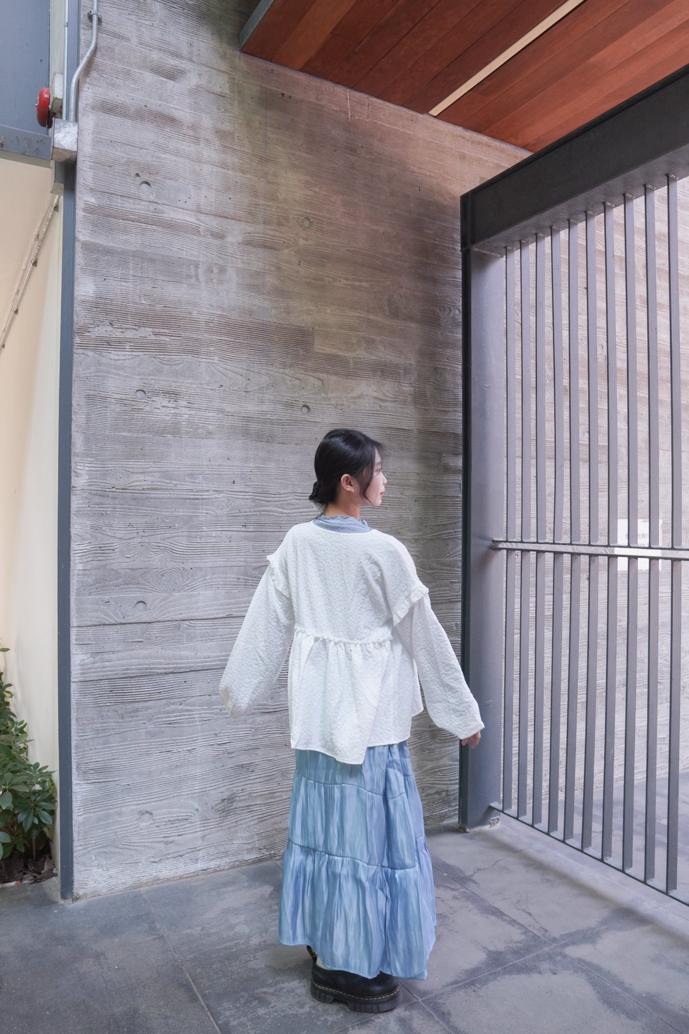 <現貨> 棉花糖BlingBling拼接半身長裙