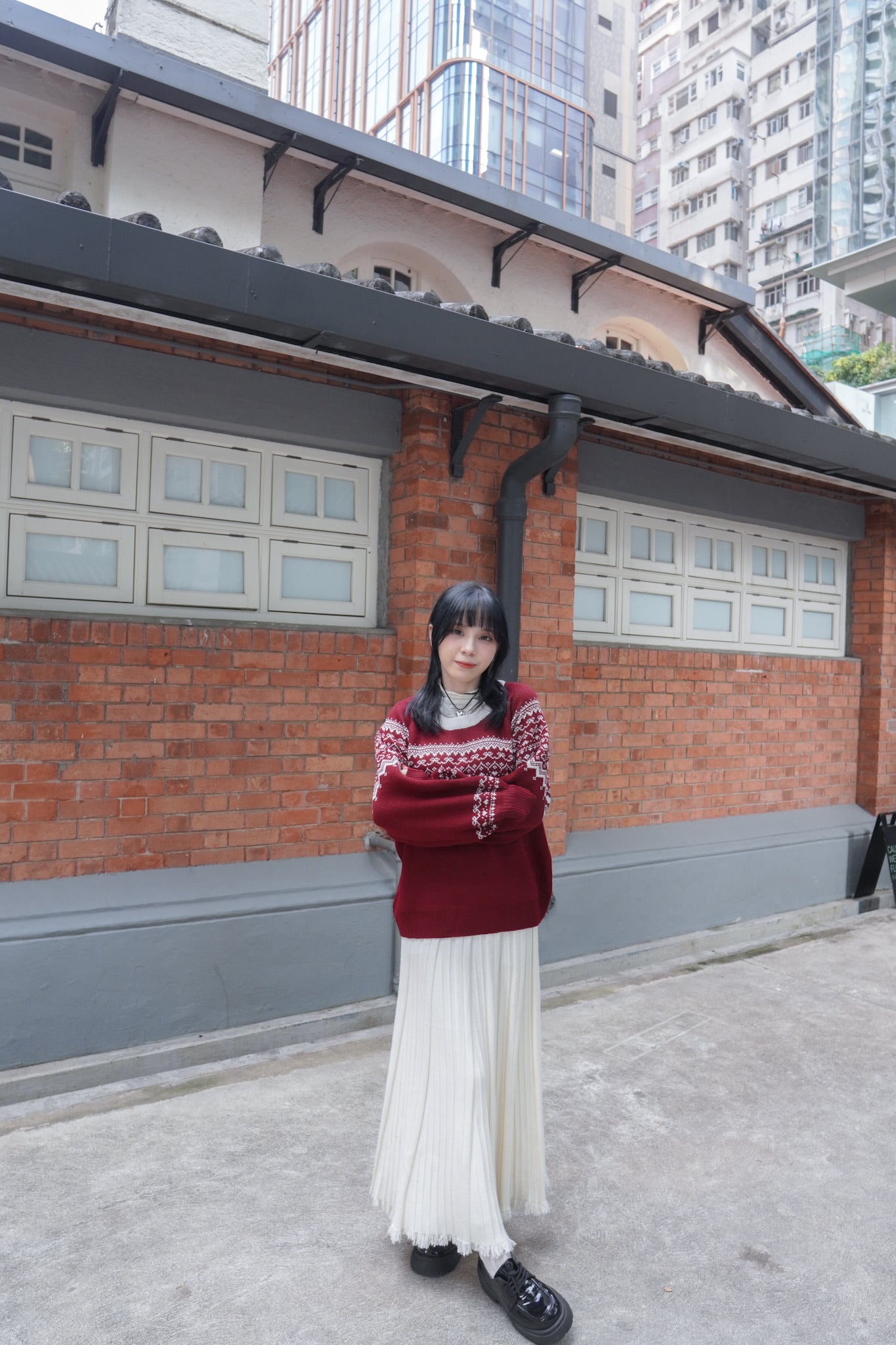 <預訂> 自家製 褶皺透明Ruffle邊立體花花高領內搭打底上衣｜兩色入