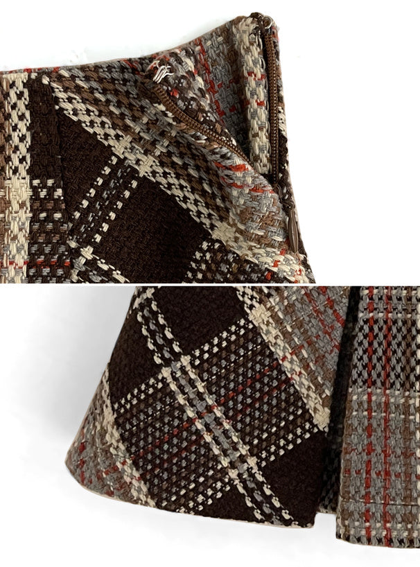 <預訂> JP 節日感格仔百褶裙(含內搭)