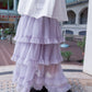 <預訂> 2025新款易襯超仙！薄紗蛋糕半身長裙｜兩色入