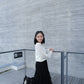 <預訂> 自家製  蕾絲蛋糕ruffle疊層長裙｜兩色入
