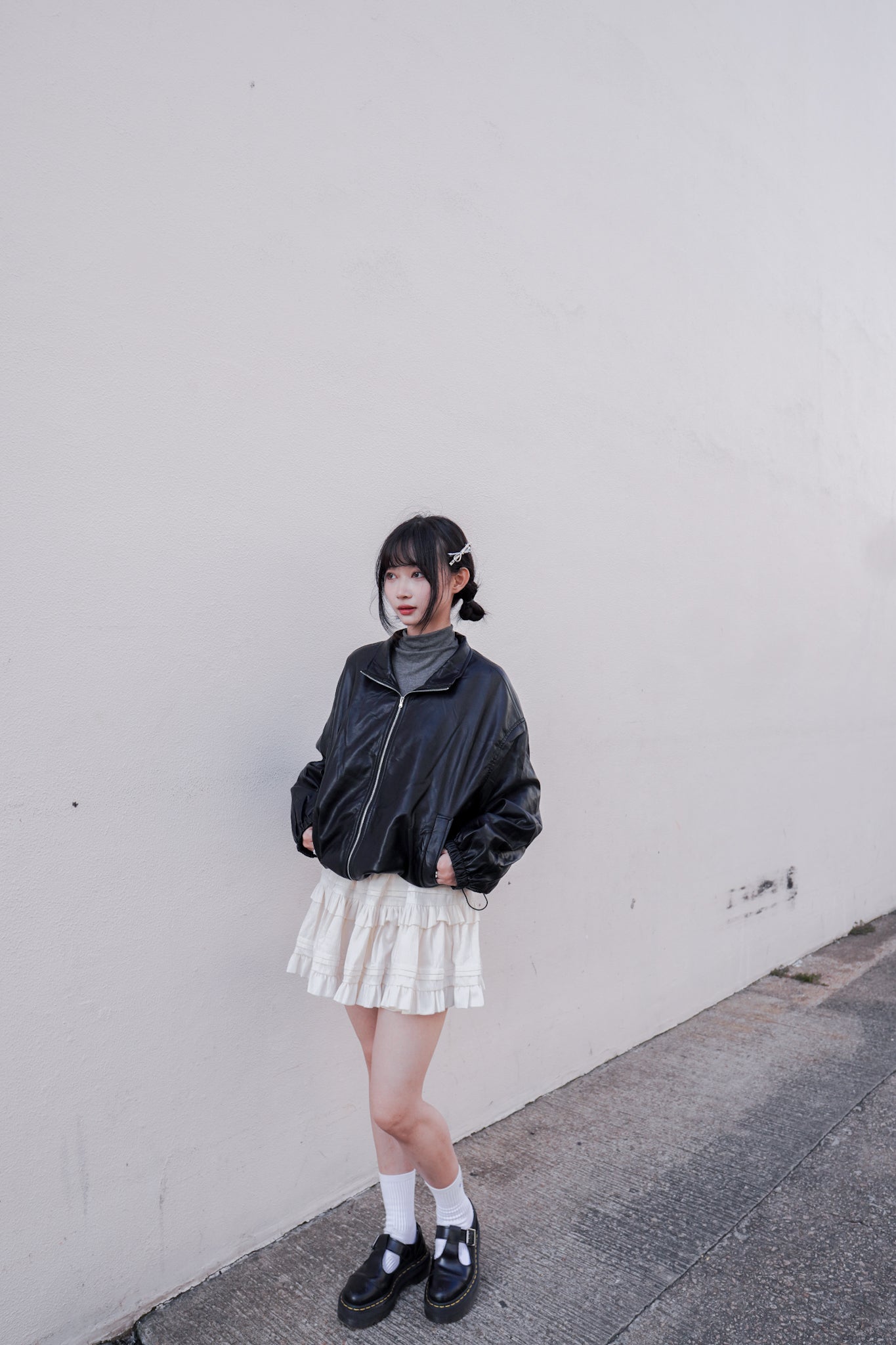 <現貨> 秋冬專屬♡ 絲絨蛋糕短裙 | 兩色入