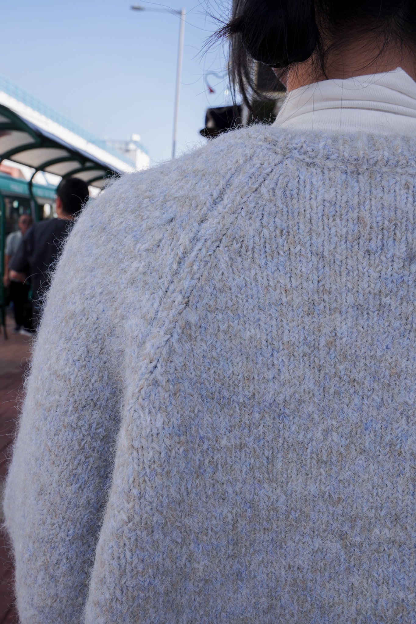 <現貨> 羊毛混紡針織冷外套｜兩色入