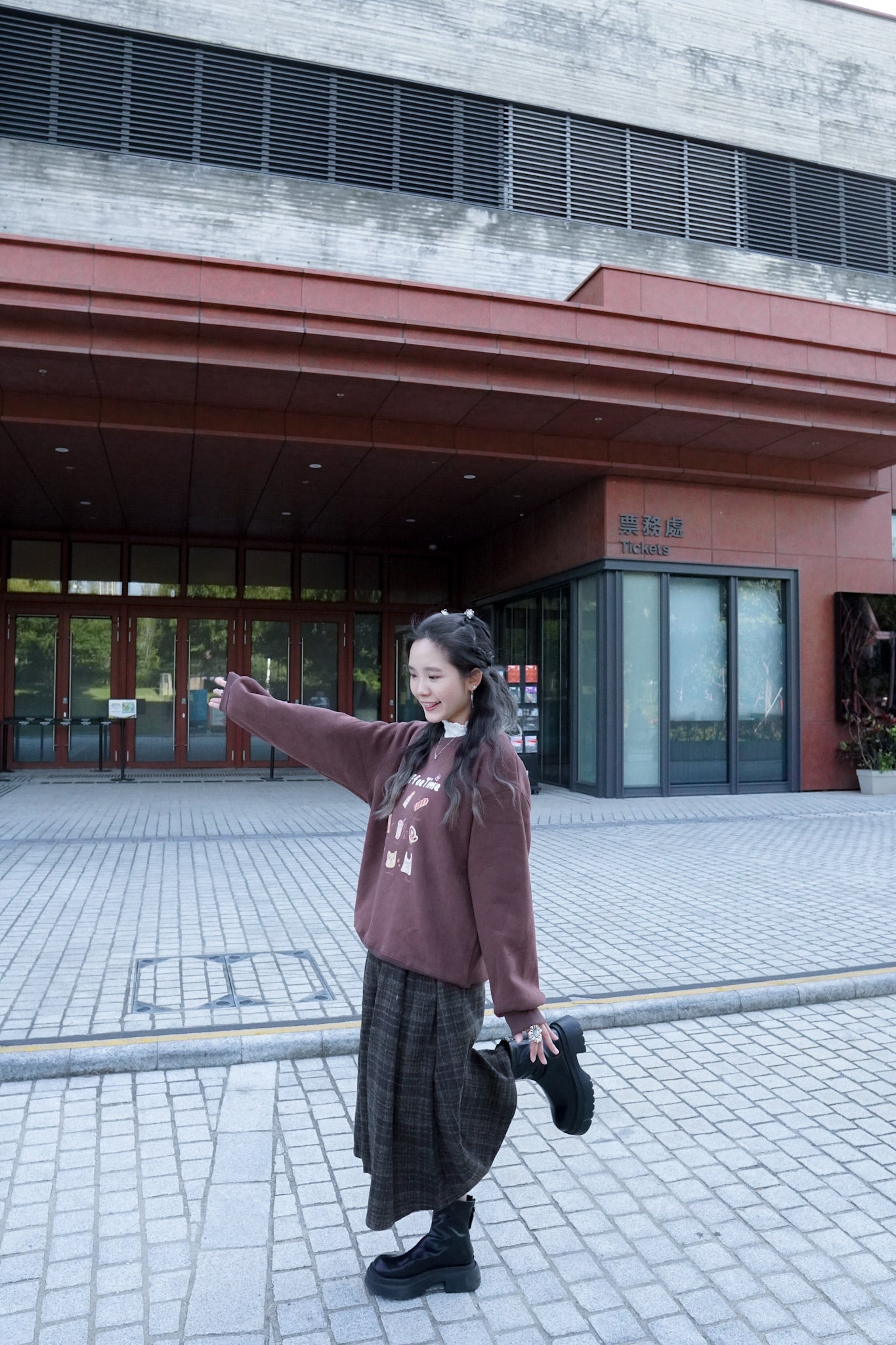 <現貨> 冬日感滿滿！韓系Coffee Shop長袖衛衣｜兩色入