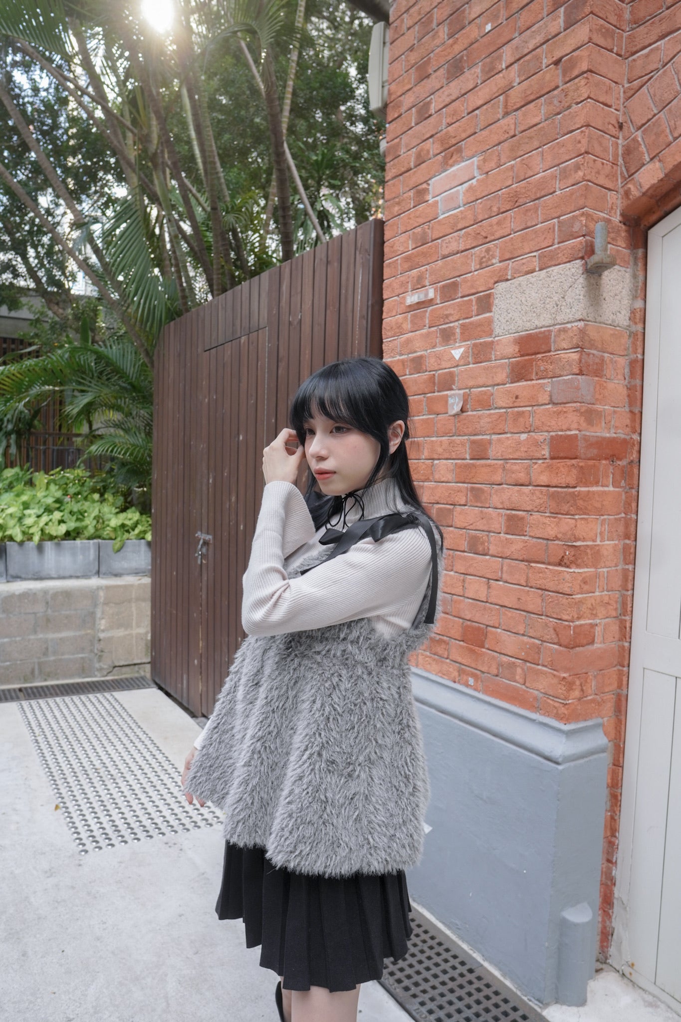 <現貨> 高領喇叭袖羅紋針織上衣｜四色入